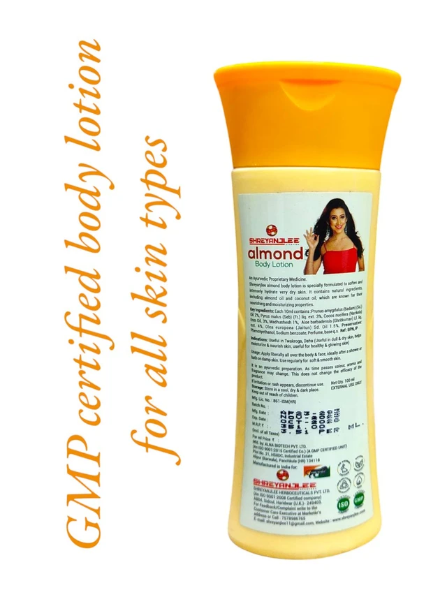 Shreyanjlee Almond Body Lotion - 100ml