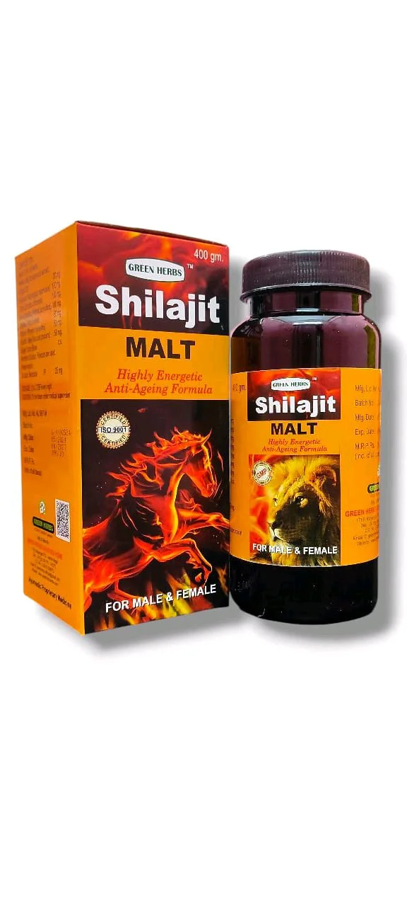 Shilajit Malt Green Herbs - 400 Gram