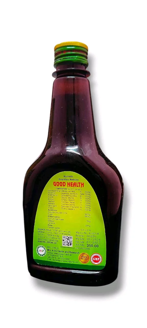 A to Z Good Health Syrup - 450ml