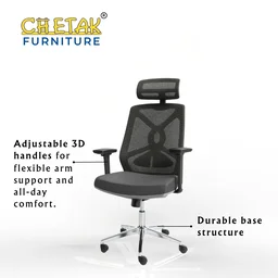 Chetak IM-81 Mesh Back Office Chair