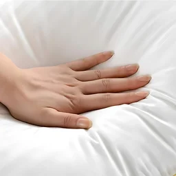 Rosebuds Fiber Pillow - 27x17, White