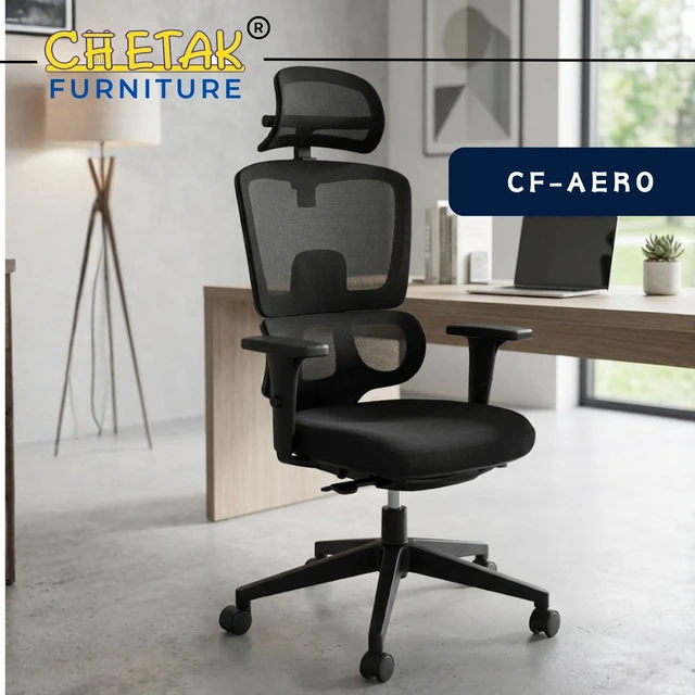Chetak CF-AERO meshback office chair