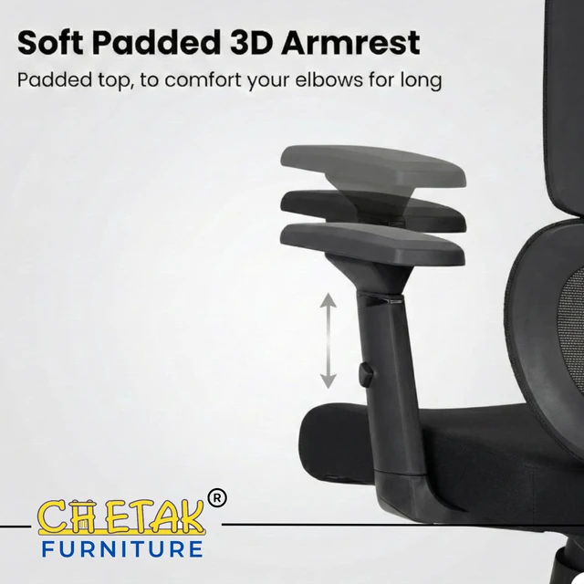 Chetak CF-AERO meshback office chair
