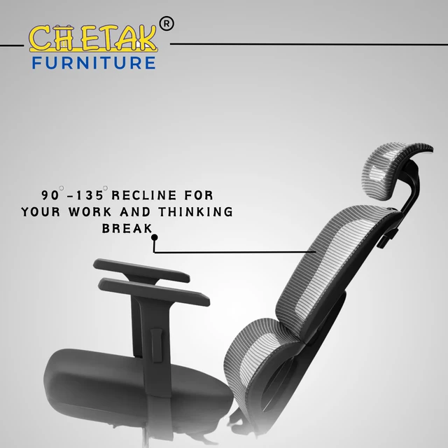 Chetak CF-AERO meshback office chair