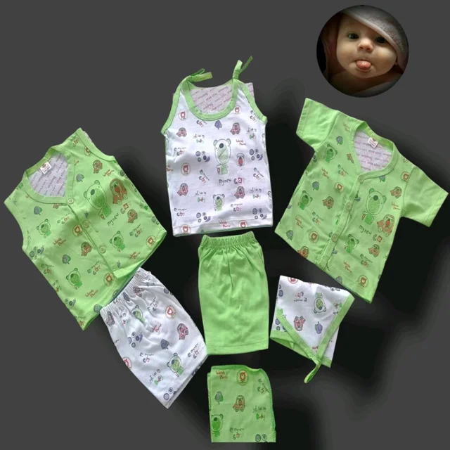 Baby Cotton Triple Set Clothes