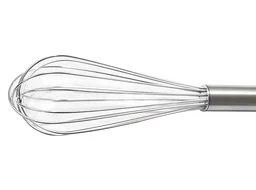 Home Multiuses Stainless Steel Kitchen Utensil Balloon Shape Wire Whisk, Egg Beater, Kitchen Tool, 20cm (Silver)