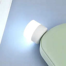 Mini USB LED Light | Plug in Night Light Bulb | USB Light for Laptop | Portable USB LED lamp | Portable Car Bulb for Bedroom Bathroom & Kitchen Use (10 pcs) | - 40D x 30W x 30H, White