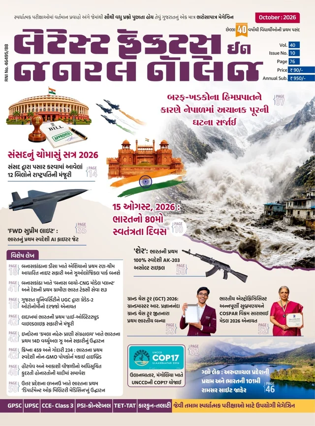 CURRENT AFFAIR OCTOBER ( AUGUST NI DETAIL)-2026