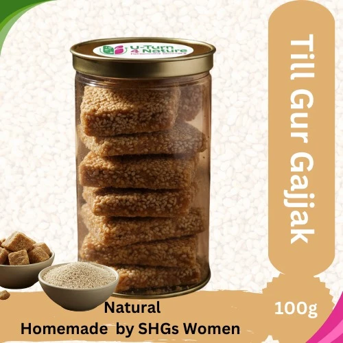 Till Gur Gajak- Simply Homemade - 100g (Pet Jar Packaging)