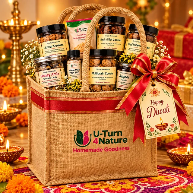 Diwali Homemade Goodness Jumbo Gift Hamper - Jumbo