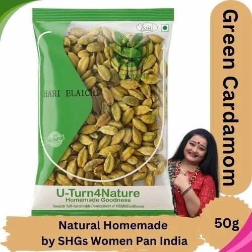 Premium Green Cardamom/Choti Elaichi- Pure & Authentic - 50g