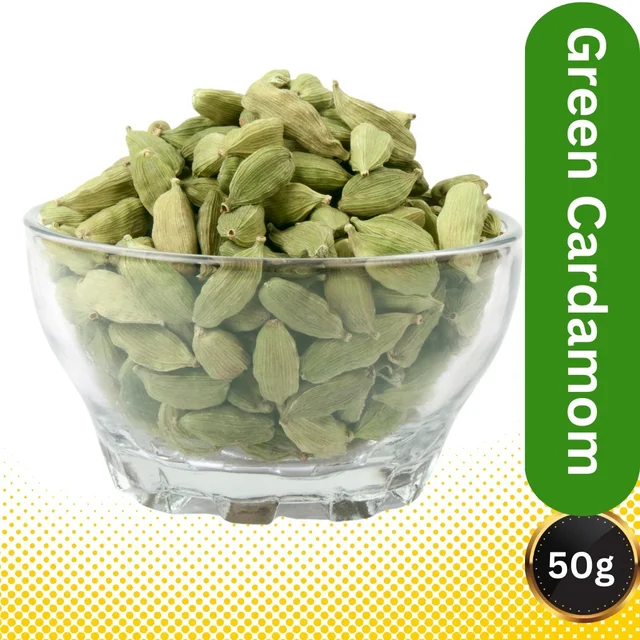 Premium Green Cardamom/Choti Elaichi- Pure & Authentic - 50g