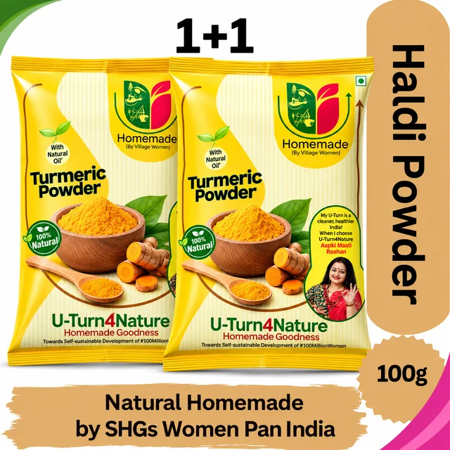 Haldi Powder/Turmeric Powder- Homemade - (2x100g) @Rs. 42