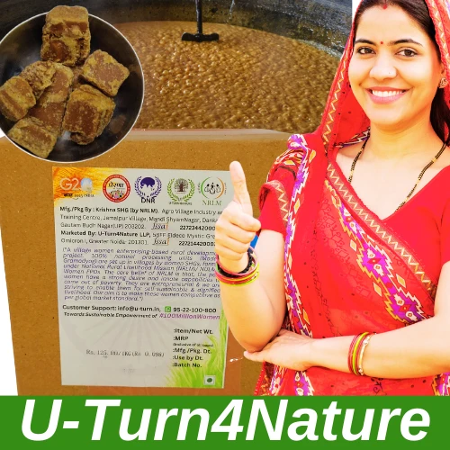 Desi Gur/Jaggery Cubes– No Sugar Mixed- Naturally Pure - 500g