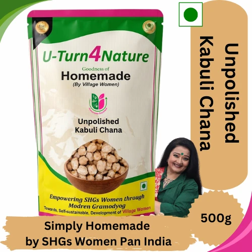 Kabuli Chana (Chickpeas) Unpolished & Desi - 500g