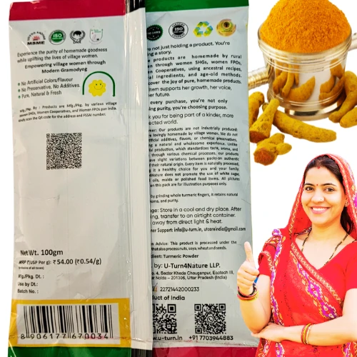 Haldi Powder/Turmeric Powder- Homemade - (2x100g) @Rs. 42