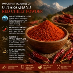 Pahadi Red Chilly/Lal Mirch Powder - Pure & Authentic - 100g