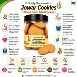 Jowar Cookies- Simply Homemade - 200g