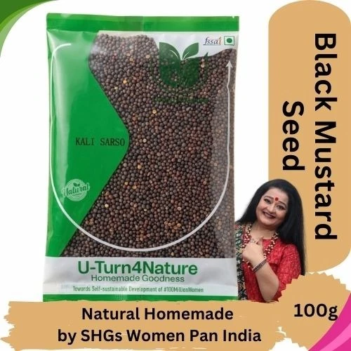 Mustard Seed Black/Kali Sarso Desi- Pure & Authentic - 100g