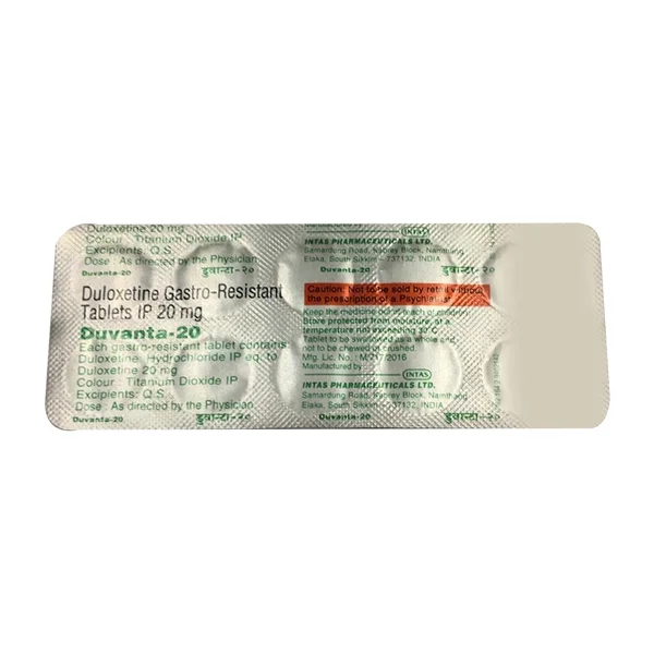 Duvanta 20 Tablet
