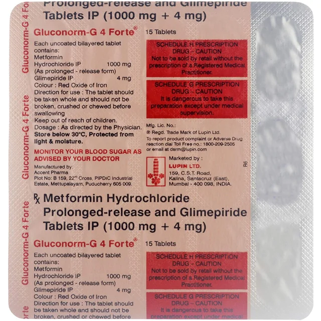 Gluconorm-G 4 Forte Tablet