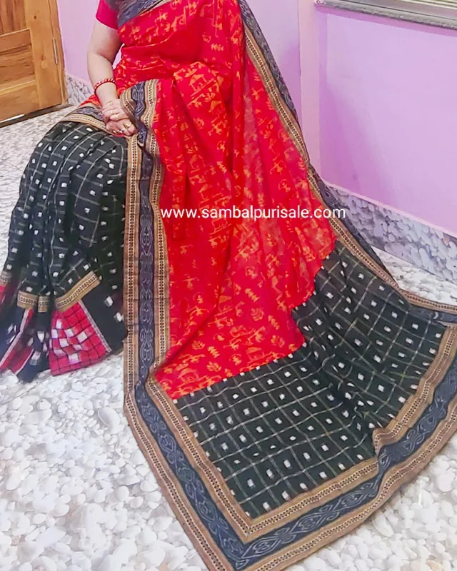 Sambalpuri Patch work Saree
