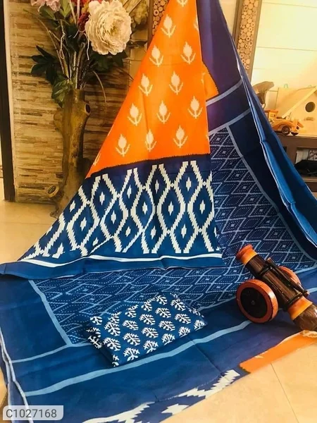 Cotton Saree Mul Mul Brand