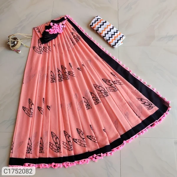 Cotton Saree Mul Mul Brand C1752082