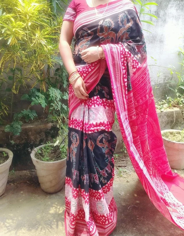 101069 Sambalpuri Handloom Saree