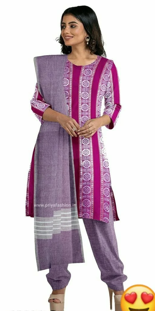 101449 Sambalpuri Dress Material With Stiching 32-42 Size - 34