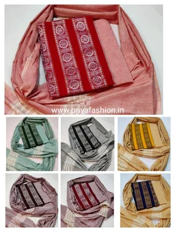101448 Sambalpuri Dress Material With Stiching Size 32-42 Size - Black, 34 Chest