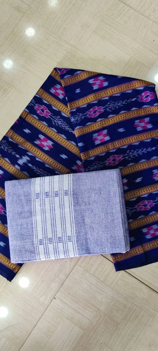 100696 Sambalpuri Dress Materials Set