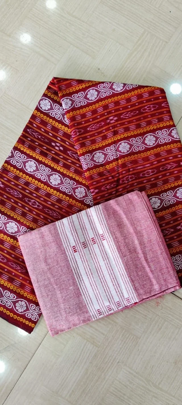 100698 Sambalpuri Dress Materials Set