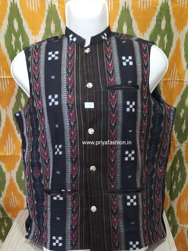 1008855 Sambalpuri Neheru Jaket - 46