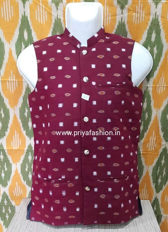 1008856 Sambalpuri Neheru Jaket - 46