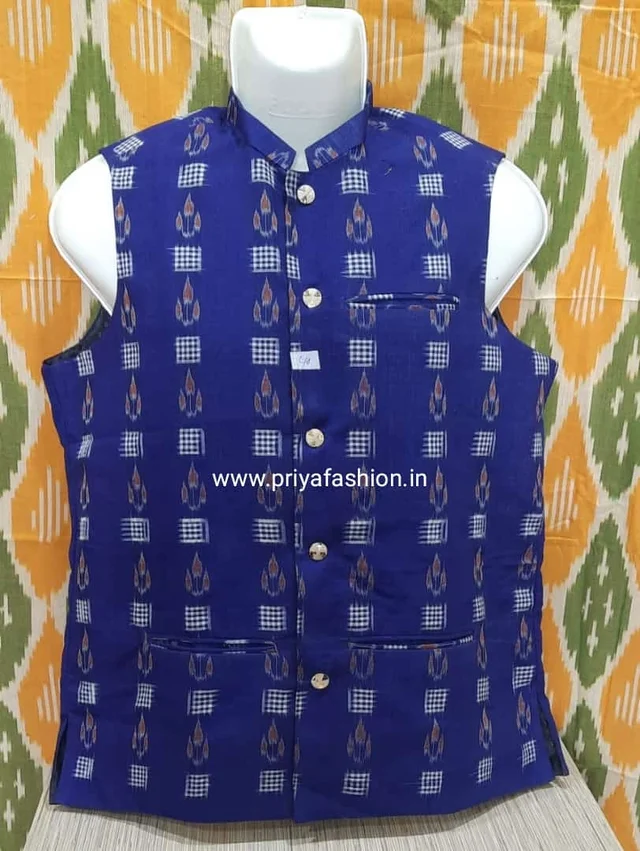 1008859 Sambalpuri Neheru Jaket - 38
