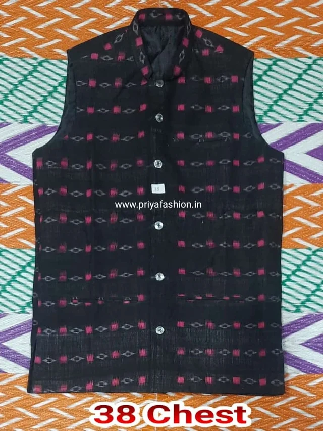 1008861 Sambalpuri Neheru Jaket - 38
