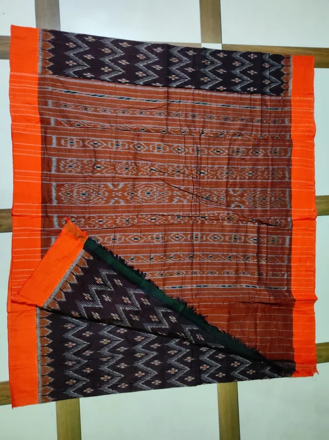 100881 Sambalpuri Body Banda Design Handloom Saree