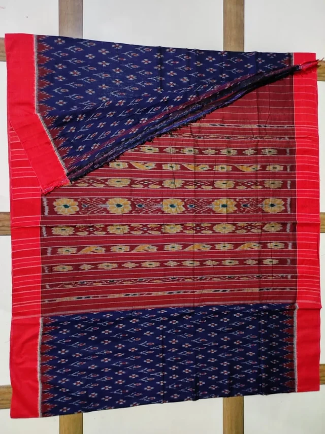 100882 Sambalpuri Body Banda Design Handloom Saree
