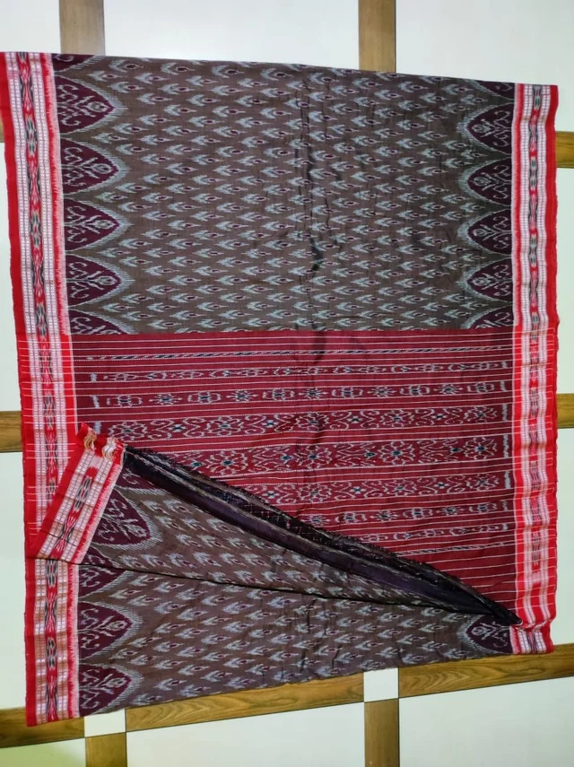 100890 Sambalpuri Body Banda Design Handloom Saree