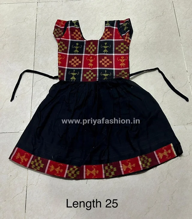 100898 Sambalpuri Frock - 22 Long