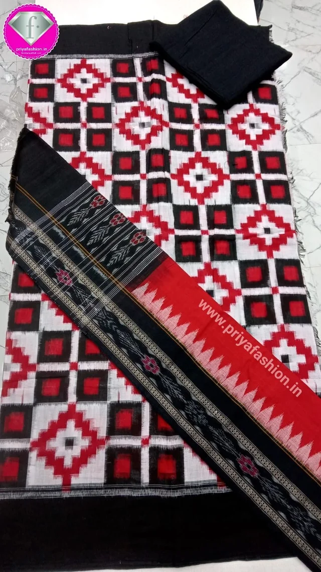 100910 Sambalpuri Handloom Cotton Dress material