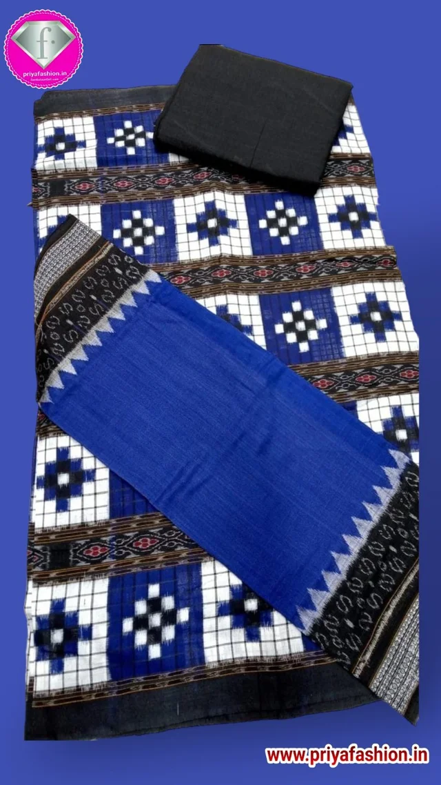 100913 Sambalpuri Handloom Cotton Dress material