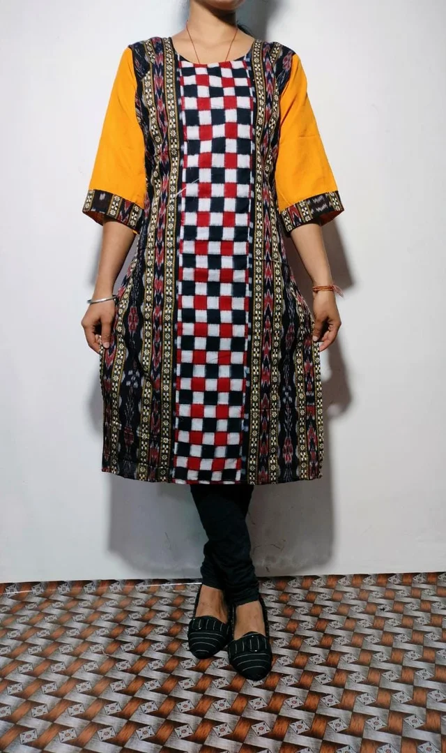 100971 Sambalpuri cotton kurti - 38