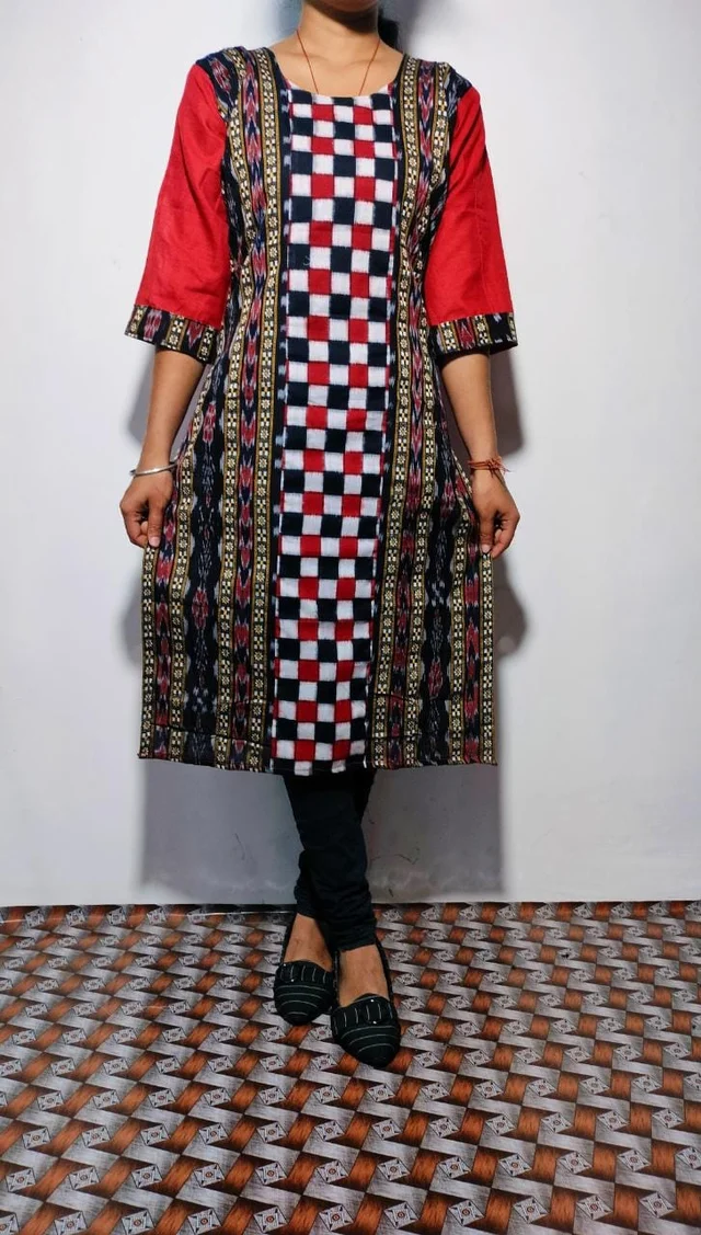 100972 Sambalpuri cotton kurti - 42