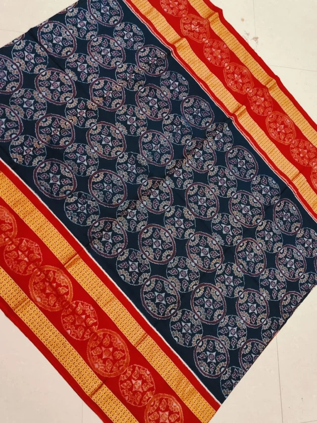 100974 Sambalpuri Handloom Saree Best Quality