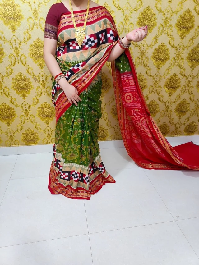 100987 Sambalpuri Handloom Saree