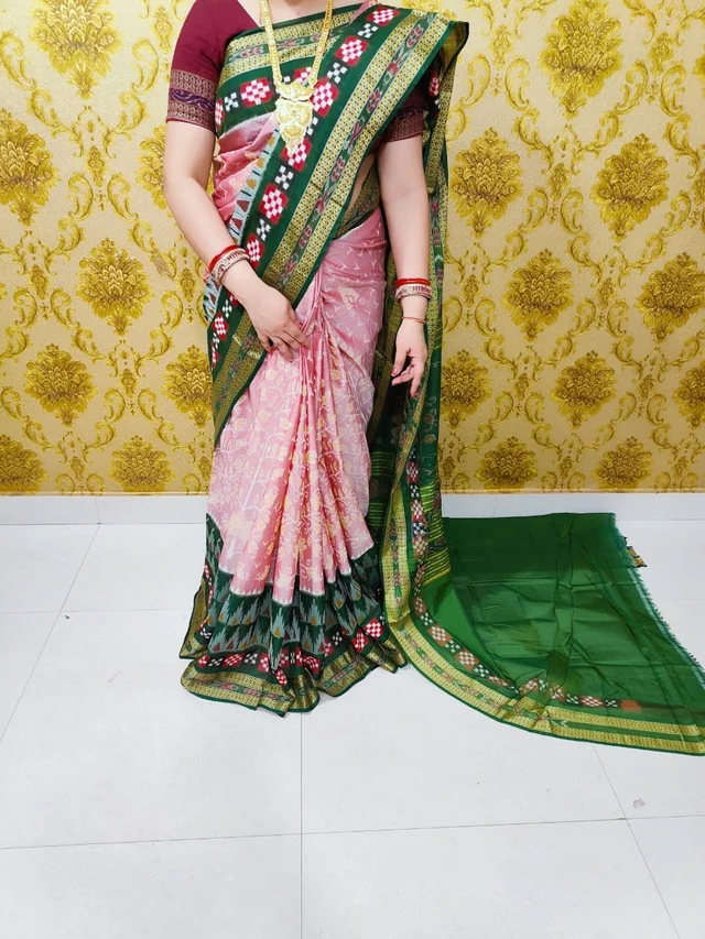 100989 Sambalpuri Handloom Saree