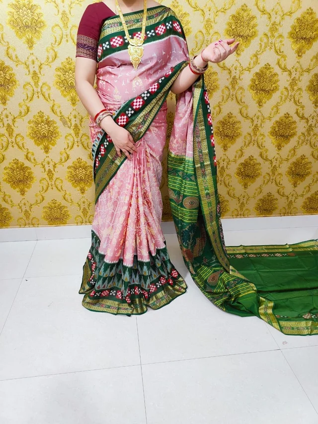 100989 Sambalpuri Handloom Saree
