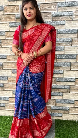 101048 Sambalpuri Handloom Saree New Design